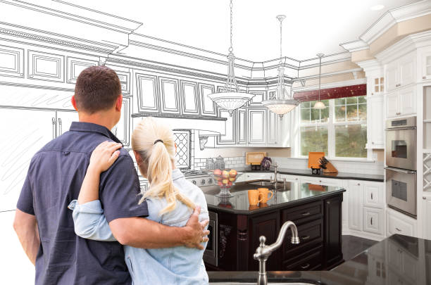 Kitchen flooring installation in Safety Harbor by JMT Kitchen Cabinet